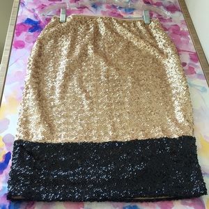 Sequin Pencil Skirt